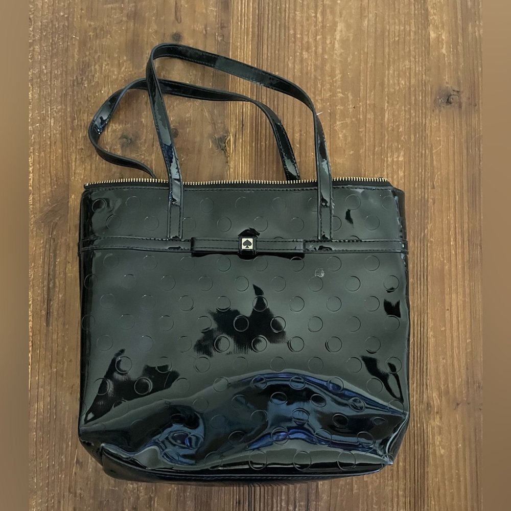 Kate Spade Patent Leather Bucket Bag